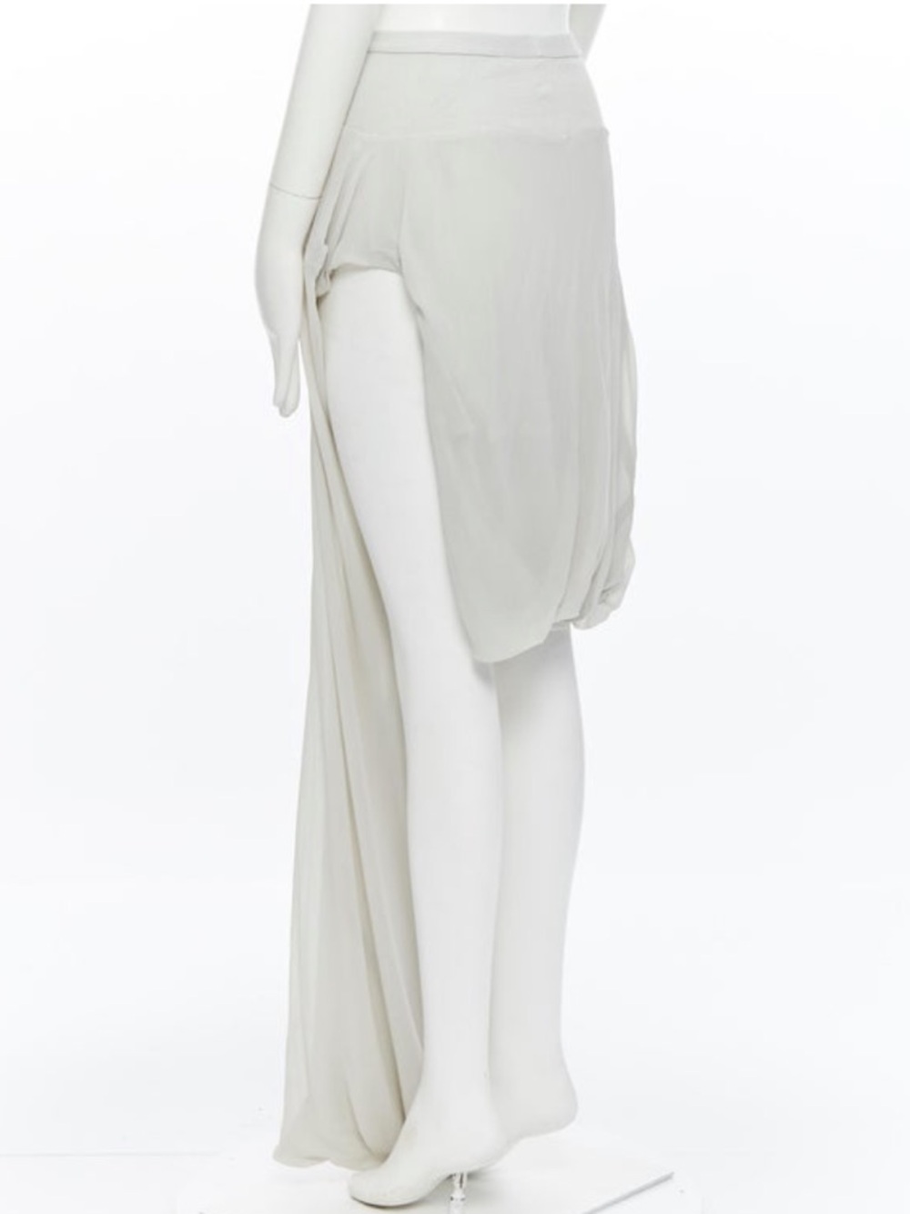 Rick Owens "Double Boner" Pillar skirt SS17 "Walrus" Dark Dust NWT Cashmere